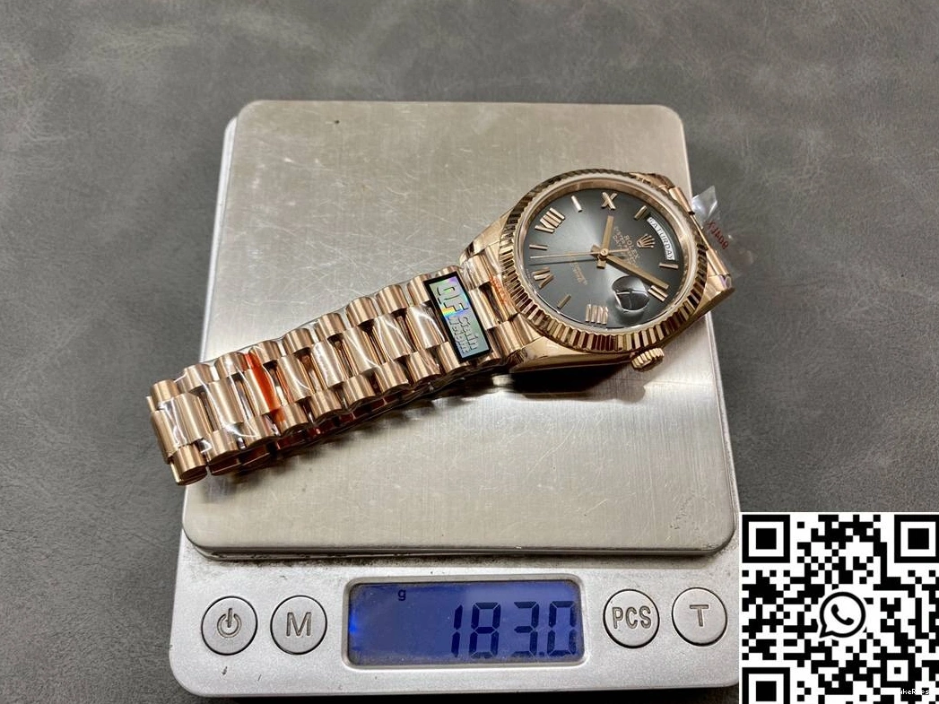 Rolex Dial Factory Steel Date Grey Tungsten v5 Day QF 228235-0055 0725